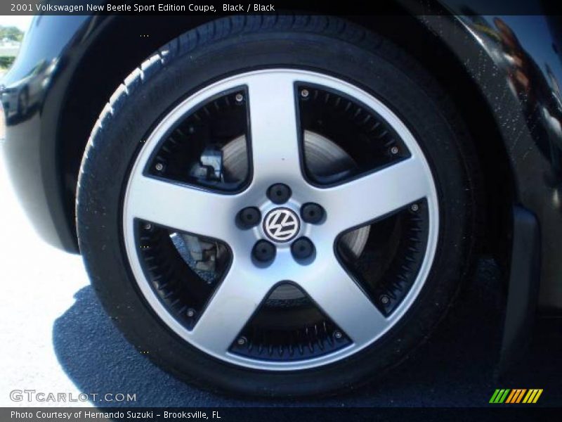 Black / Black 2001 Volkswagen New Beetle Sport Edition Coupe