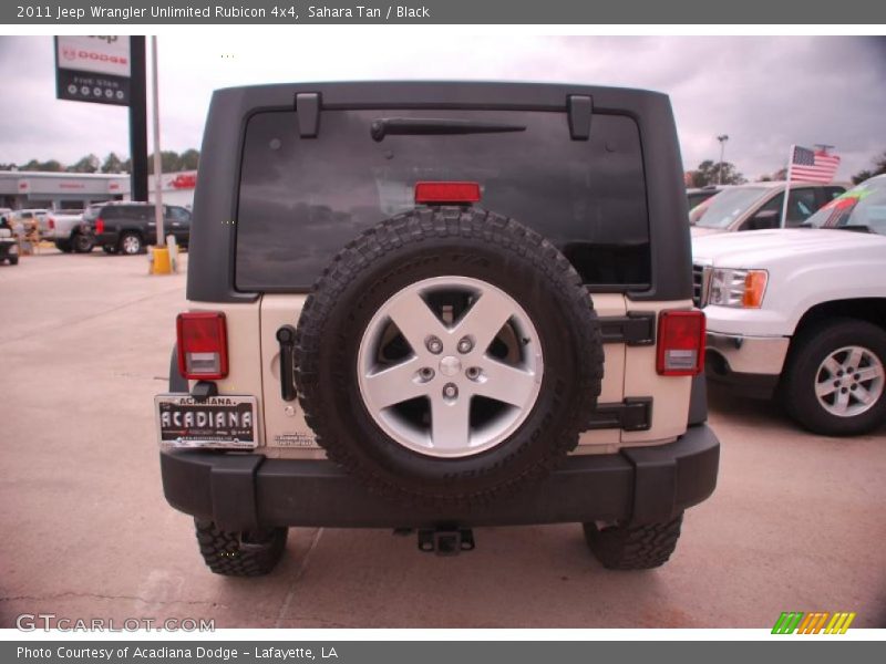 Sahara Tan / Black 2011 Jeep Wrangler Unlimited Rubicon 4x4