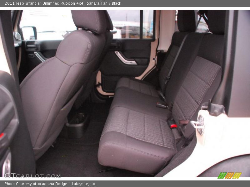 Sahara Tan / Black 2011 Jeep Wrangler Unlimited Rubicon 4x4
