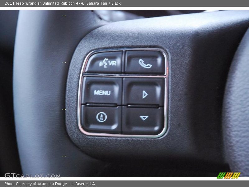 Sahara Tan / Black 2011 Jeep Wrangler Unlimited Rubicon 4x4