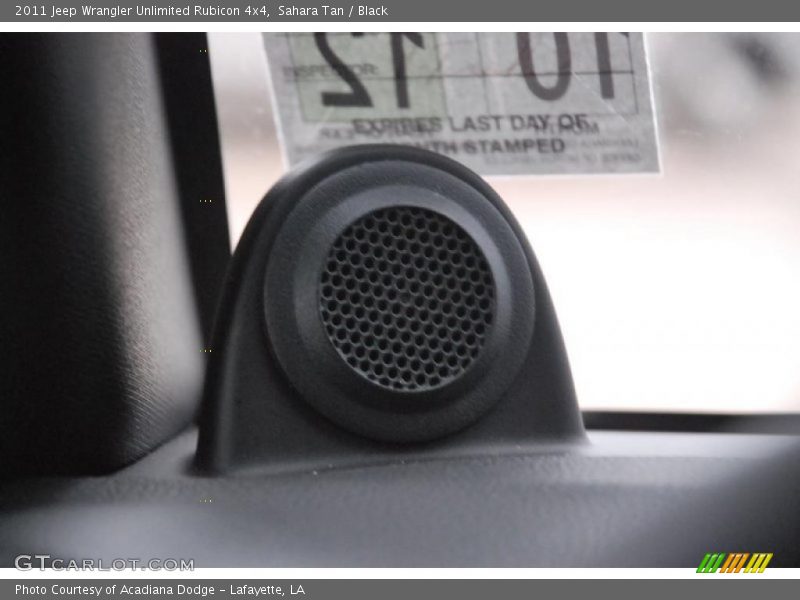 Sahara Tan / Black 2011 Jeep Wrangler Unlimited Rubicon 4x4