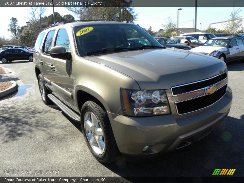 Gold Mist Metallic / Ebony 2007 Chevrolet Tahoe LTZ