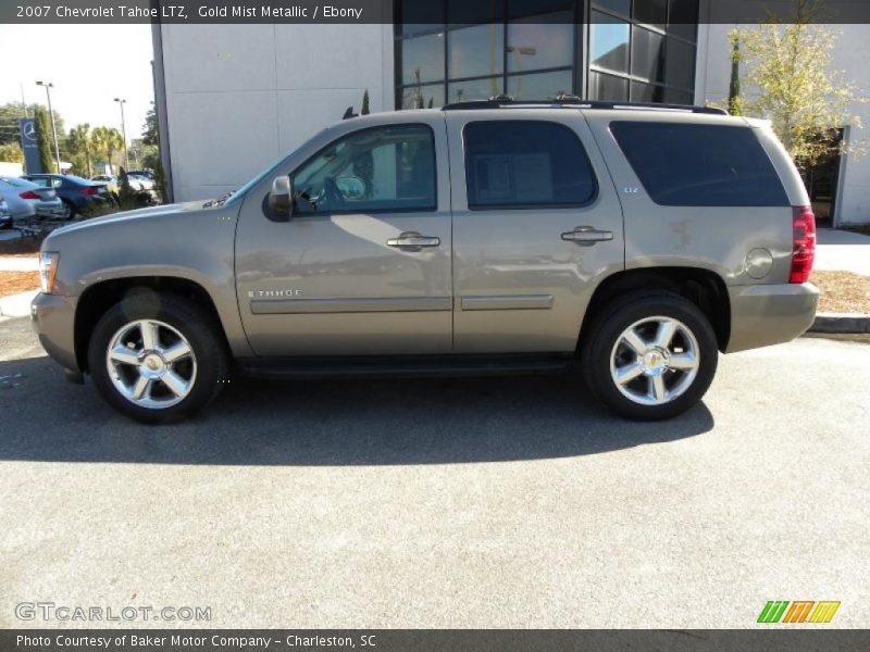Gold Mist Metallic / Ebony 2007 Chevrolet Tahoe LTZ
