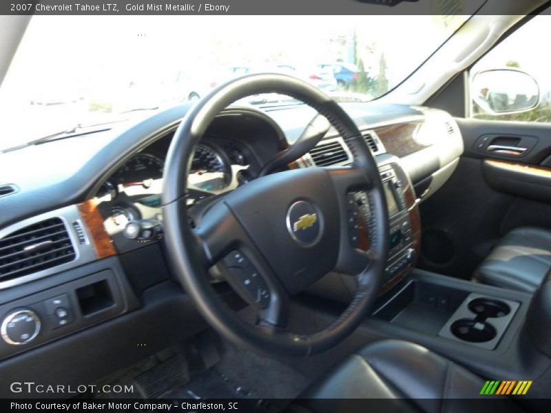 Gold Mist Metallic / Ebony 2007 Chevrolet Tahoe LTZ