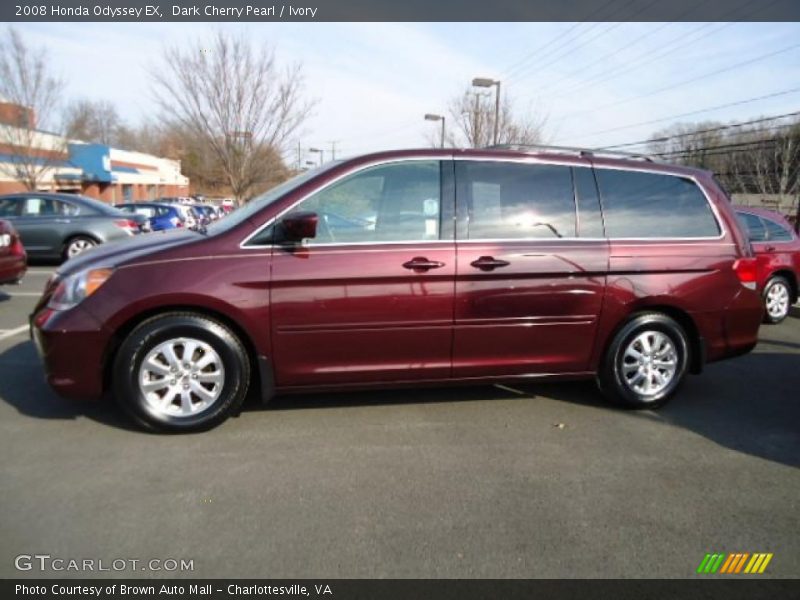 Dark Cherry Pearl / Ivory 2008 Honda Odyssey EX