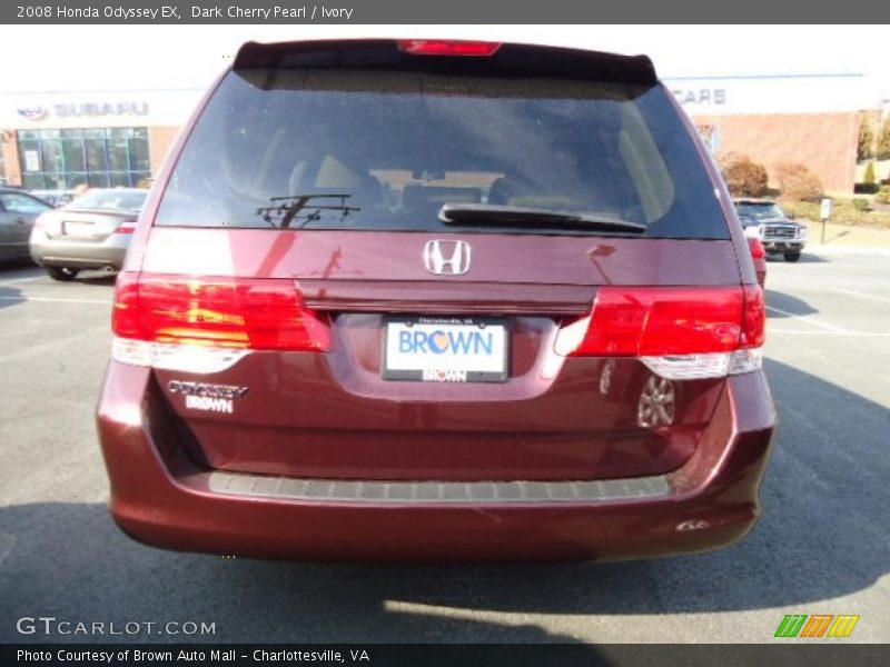 Dark Cherry Pearl / Ivory 2008 Honda Odyssey EX
