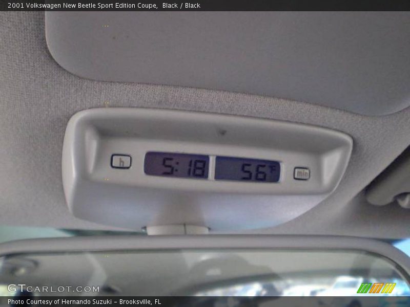 Black / Black 2001 Volkswagen New Beetle Sport Edition Coupe