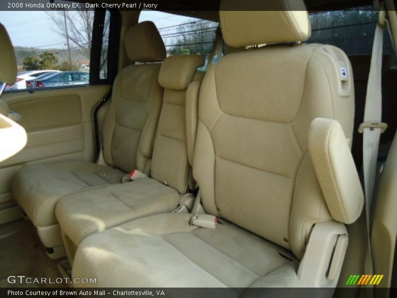 Dark Cherry Pearl / Ivory 2008 Honda Odyssey EX