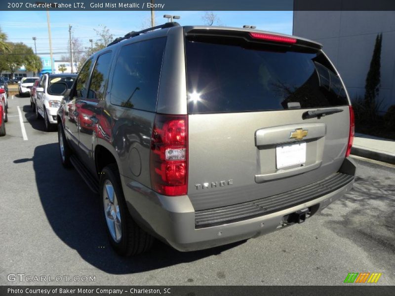 Gold Mist Metallic / Ebony 2007 Chevrolet Tahoe LTZ