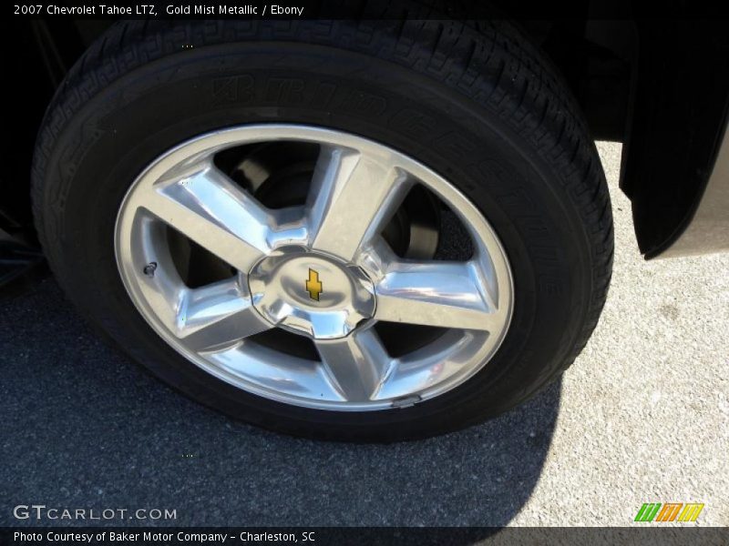 Gold Mist Metallic / Ebony 2007 Chevrolet Tahoe LTZ