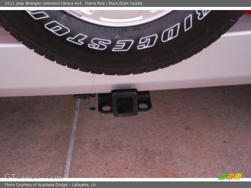 Flame Red / Black/Dark Saddle 2011 Jeep Wrangler Unlimited Sahara 4x4