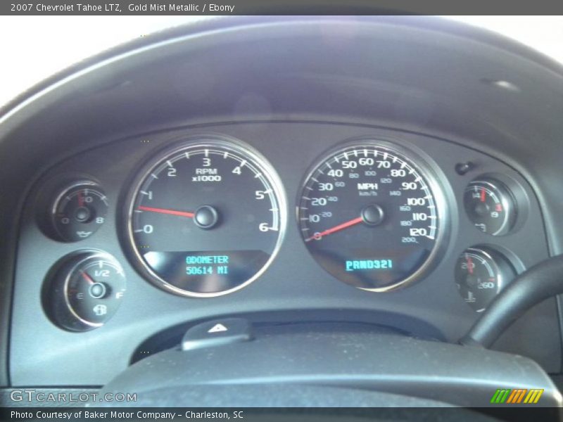 Gold Mist Metallic / Ebony 2007 Chevrolet Tahoe LTZ