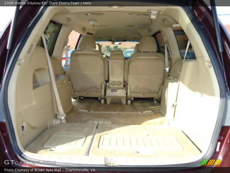 Dark Cherry Pearl / Ivory 2008 Honda Odyssey EX