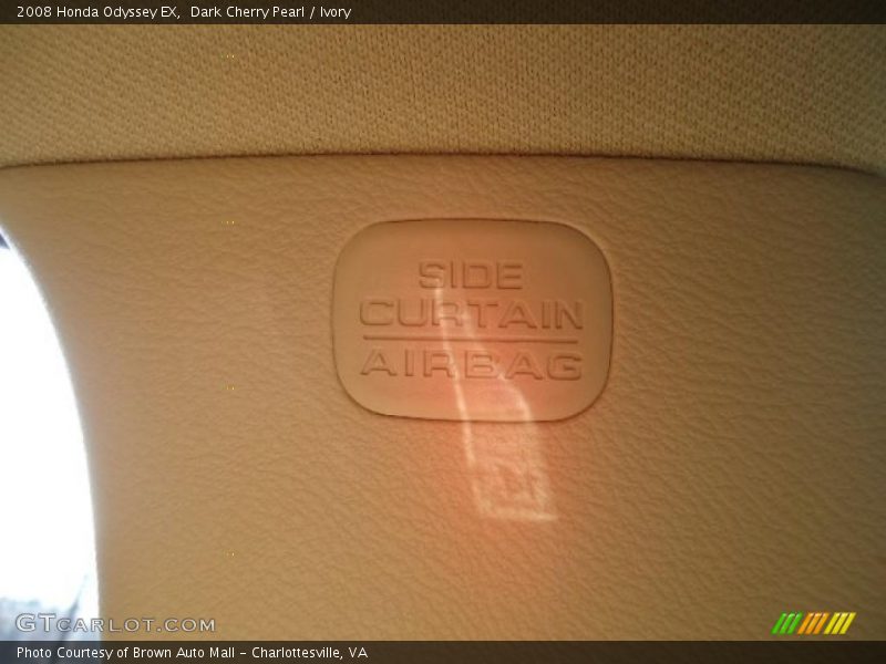 Dark Cherry Pearl / Ivory 2008 Honda Odyssey EX