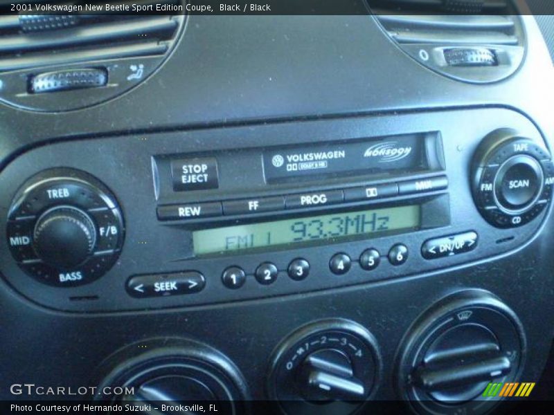 Black / Black 2001 Volkswagen New Beetle Sport Edition Coupe