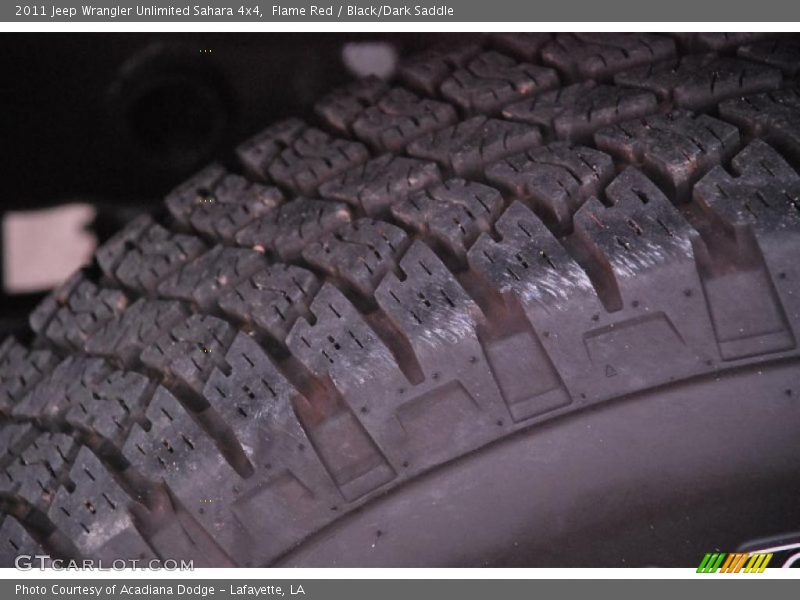 Flame Red / Black/Dark Saddle 2011 Jeep Wrangler Unlimited Sahara 4x4