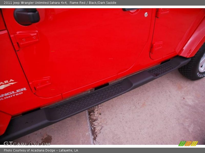 Flame Red / Black/Dark Saddle 2011 Jeep Wrangler Unlimited Sahara 4x4