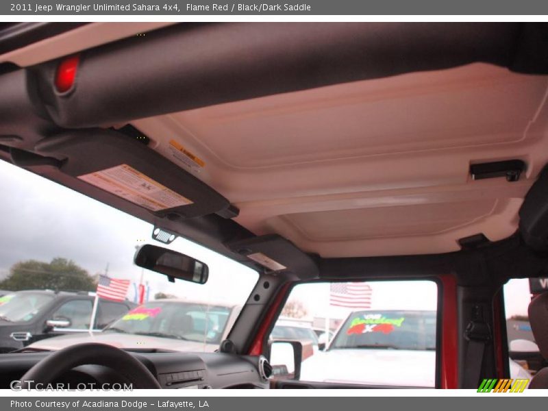 Flame Red / Black/Dark Saddle 2011 Jeep Wrangler Unlimited Sahara 4x4