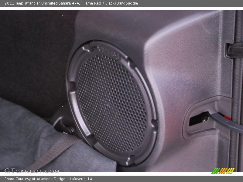 Flame Red / Black/Dark Saddle 2011 Jeep Wrangler Unlimited Sahara 4x4