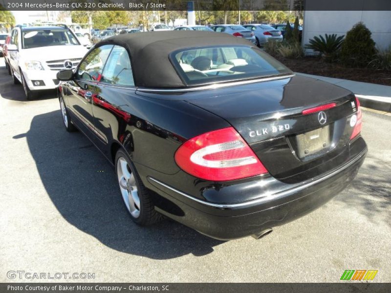 Black / Stone 2004 Mercedes-Benz CLK 320 Cabriolet