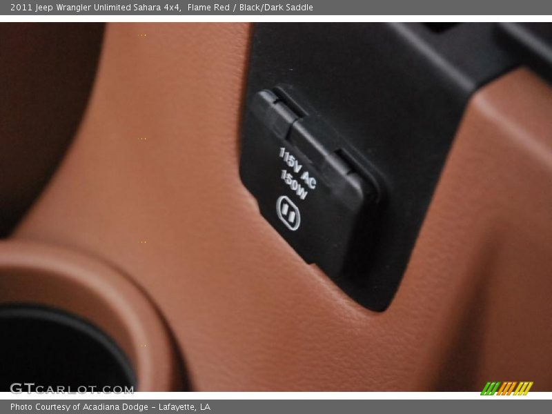 Flame Red / Black/Dark Saddle 2011 Jeep Wrangler Unlimited Sahara 4x4