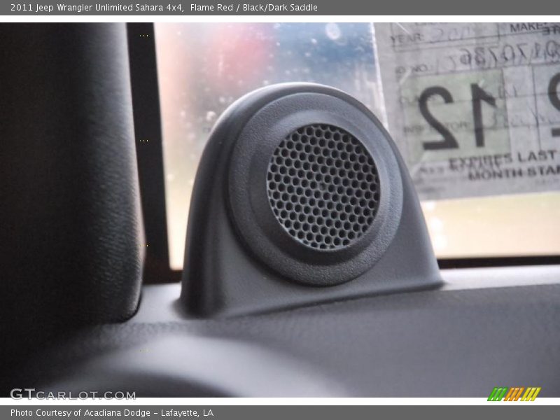 Flame Red / Black/Dark Saddle 2011 Jeep Wrangler Unlimited Sahara 4x4