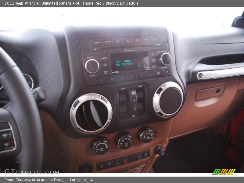 Flame Red / Black/Dark Saddle 2011 Jeep Wrangler Unlimited Sahara 4x4