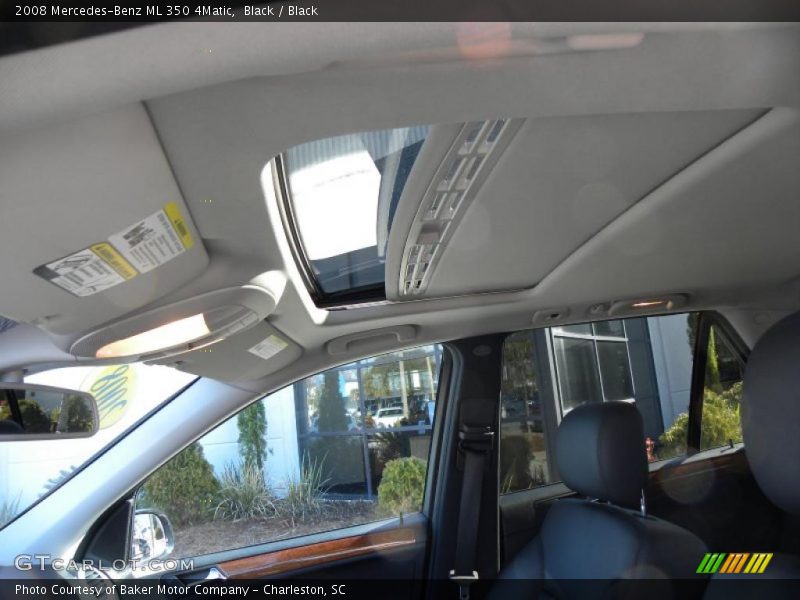 Black / Black 2008 Mercedes-Benz ML 350 4Matic