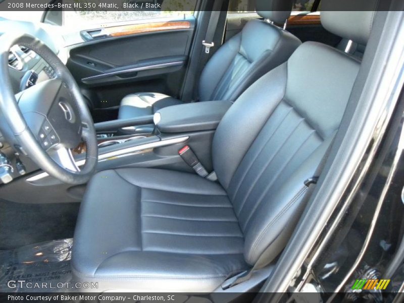 Black / Black 2008 Mercedes-Benz ML 350 4Matic