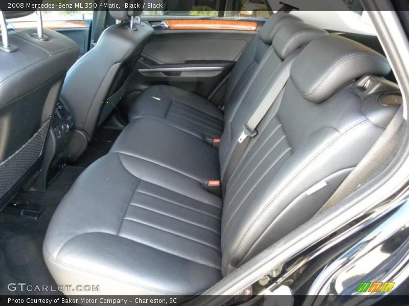 Black / Black 2008 Mercedes-Benz ML 350 4Matic