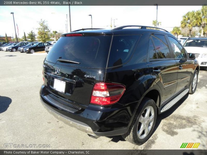 Black / Black 2008 Mercedes-Benz ML 350 4Matic