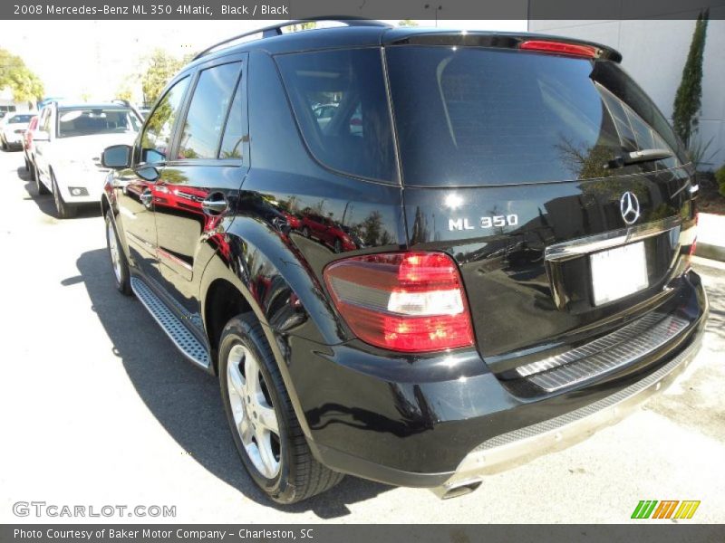 Black / Black 2008 Mercedes-Benz ML 350 4Matic