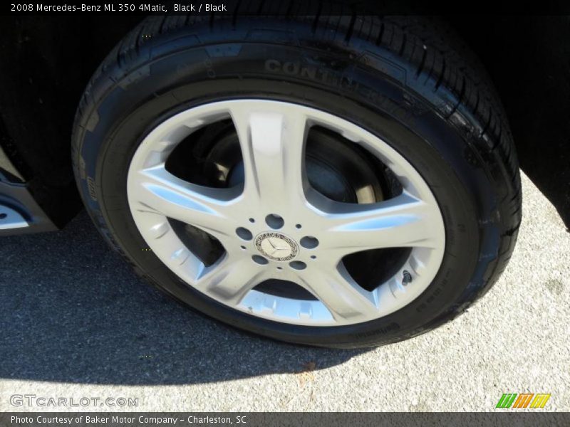 Black / Black 2008 Mercedes-Benz ML 350 4Matic