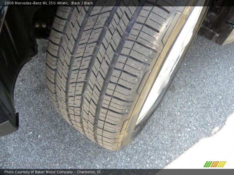 Black / Black 2008 Mercedes-Benz ML 350 4Matic