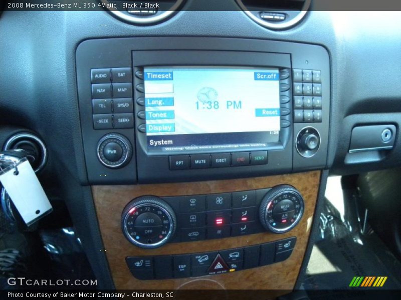 Black / Black 2008 Mercedes-Benz ML 350 4Matic