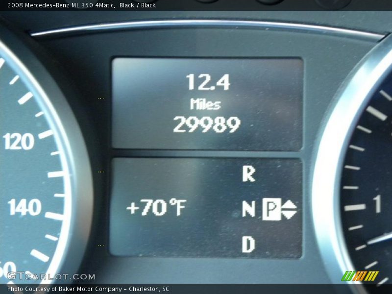 Black / Black 2008 Mercedes-Benz ML 350 4Matic