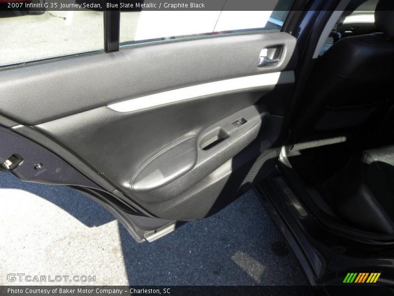 Blue Slate Metallic / Graphite Black 2007 Infiniti G 35 Journey Sedan