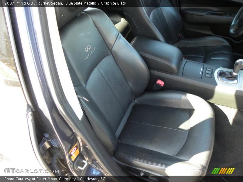 Blue Slate Metallic / Graphite Black 2007 Infiniti G 35 Journey Sedan