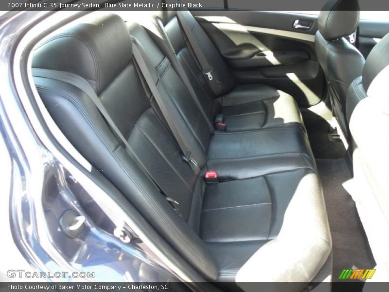 Blue Slate Metallic / Graphite Black 2007 Infiniti G 35 Journey Sedan