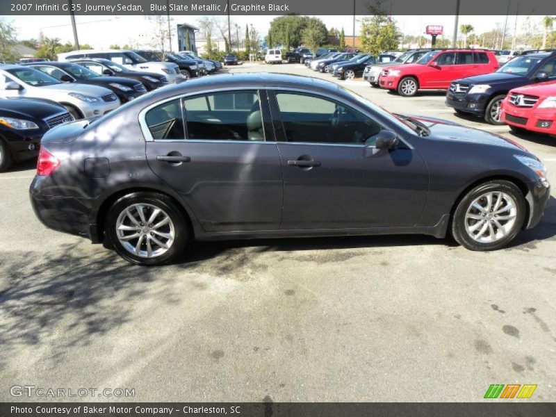 Blue Slate Metallic / Graphite Black 2007 Infiniti G 35 Journey Sedan