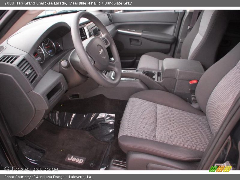Steel Blue Metallic / Dark Slate Gray 2008 Jeep Grand Cherokee Laredo