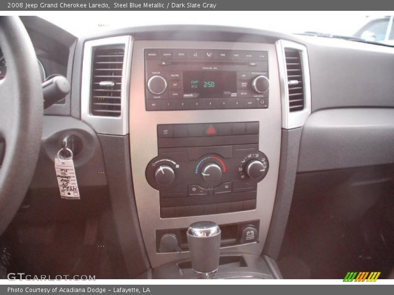 Steel Blue Metallic / Dark Slate Gray 2008 Jeep Grand Cherokee Laredo