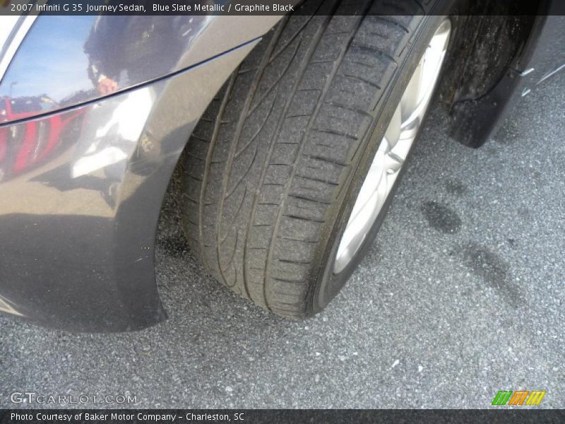 Blue Slate Metallic / Graphite Black 2007 Infiniti G 35 Journey Sedan