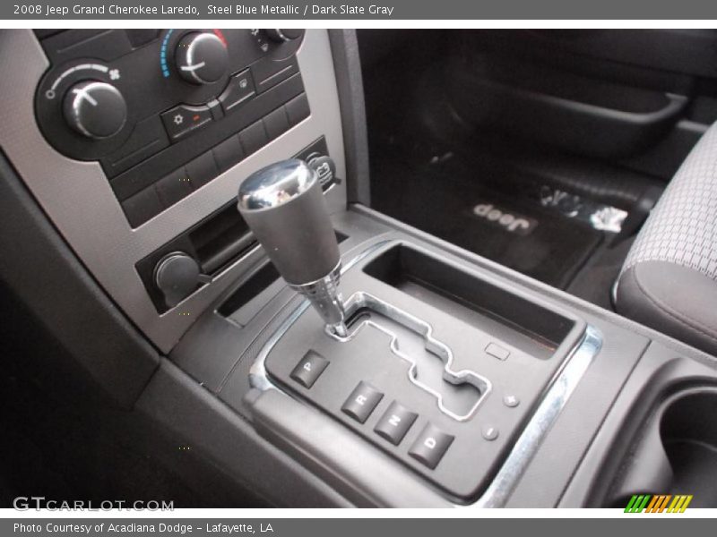 Steel Blue Metallic / Dark Slate Gray 2008 Jeep Grand Cherokee Laredo