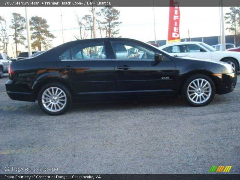Black Ebony / Dark Charcoal 2007 Mercury Milan I4 Premier