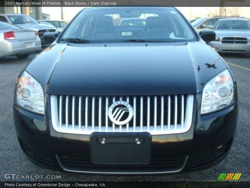 Black Ebony / Dark Charcoal 2007 Mercury Milan I4 Premier
