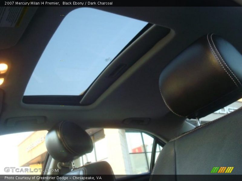 Black Ebony / Dark Charcoal 2007 Mercury Milan I4 Premier