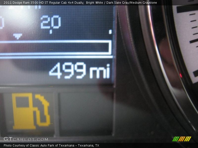 Bright White / Dark Slate Gray/Medium Graystone 2011 Dodge Ram 3500 HD ST Regular Cab 4x4 Dually