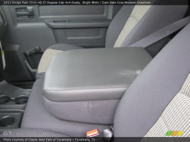 Bright White / Dark Slate Gray/Medium Graystone 2011 Dodge Ram 3500 HD ST Regular Cab 4x4 Dually