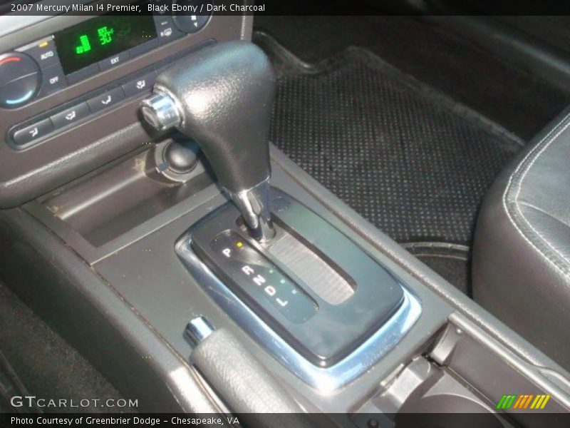 Black Ebony / Dark Charcoal 2007 Mercury Milan I4 Premier